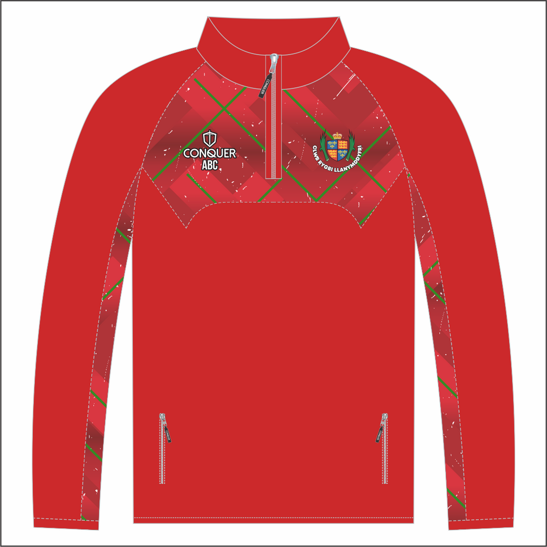 Llandovery RFC 1/4 Zip Midlayer KIDS - 26/27
