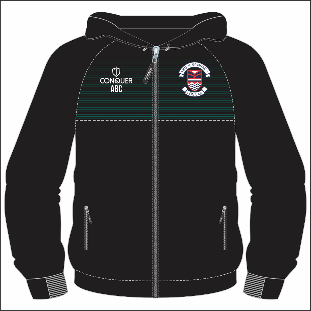 Ysgol Gymraeg Lon Las Full Zip Hoodie