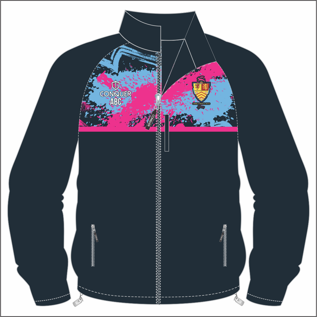 Cwmllynfell RFC Touch Ladies Rain Jacket Kids