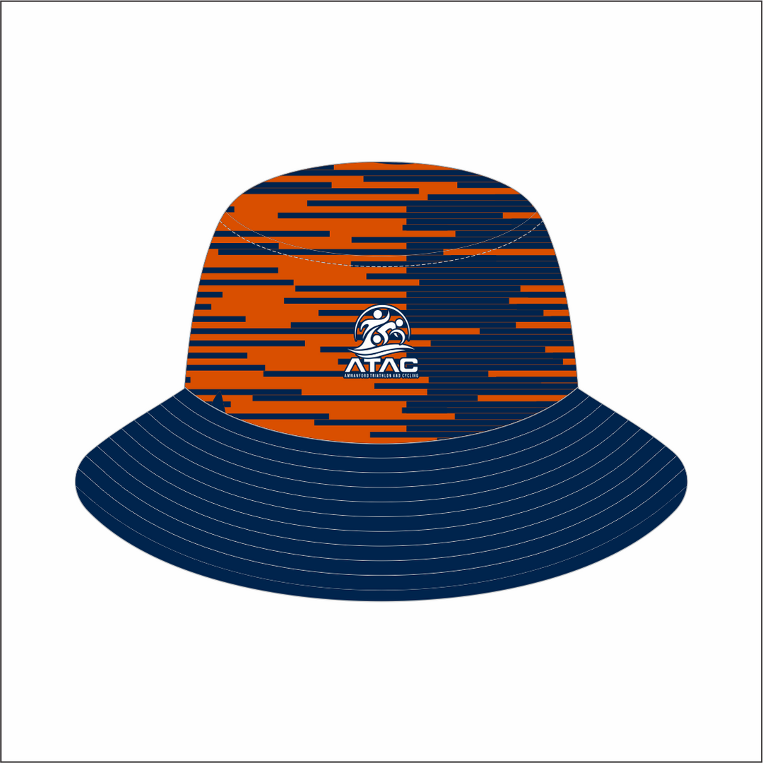 ATAC Reversible Bucket Hat ADULT - Dark Blue & Orange