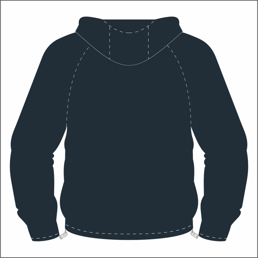 Valley Vikings Rugby 1/4 Zip Hooded Windbreaker Kids