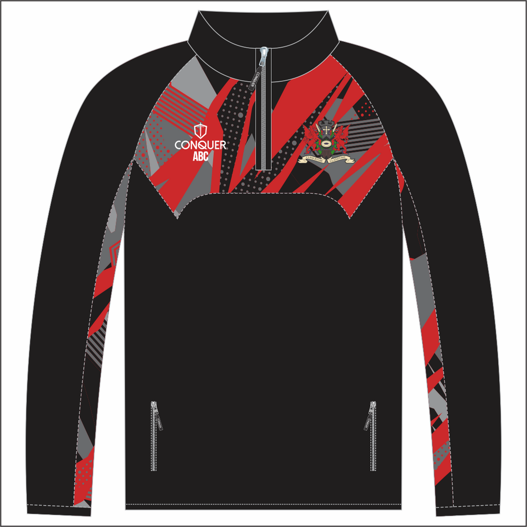 Llandybie RFC 1/4 Zip Midlayer KIDS