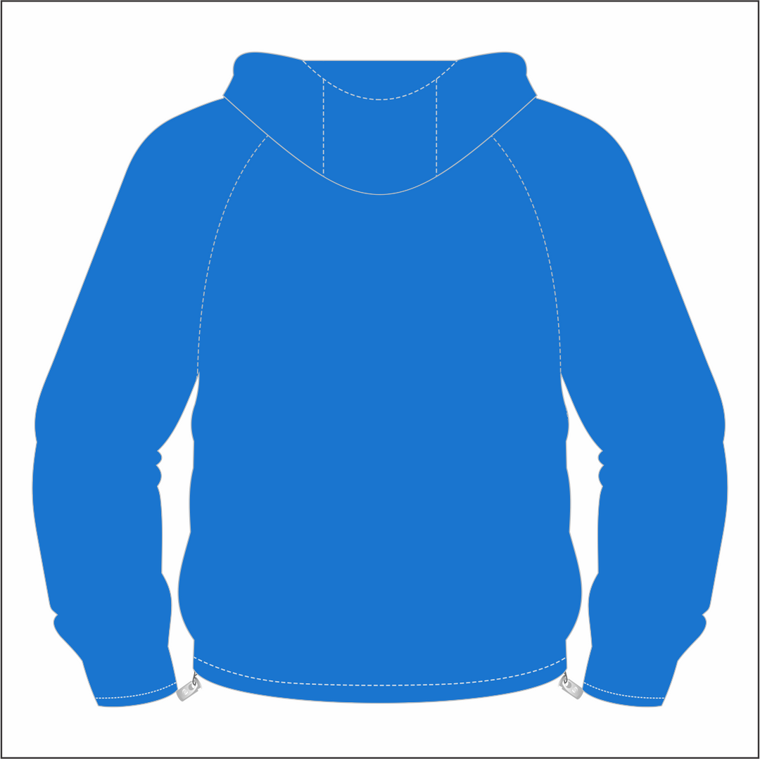 Penallta RFC Sublimated 1/4 Zip Hooded Windbreaker