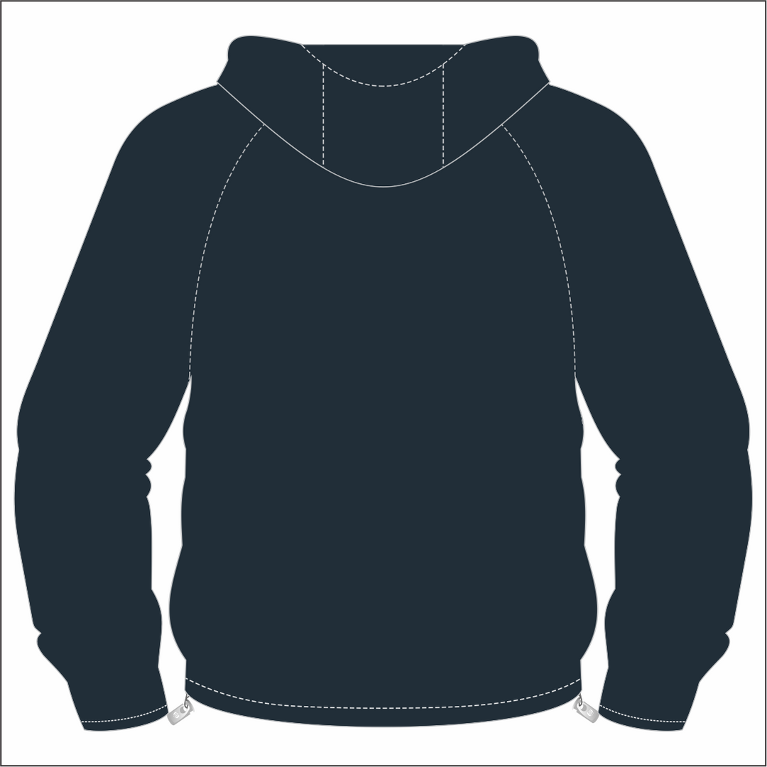 Trebanos Bows RFC 1/4 Zip Hooded Windbreaker