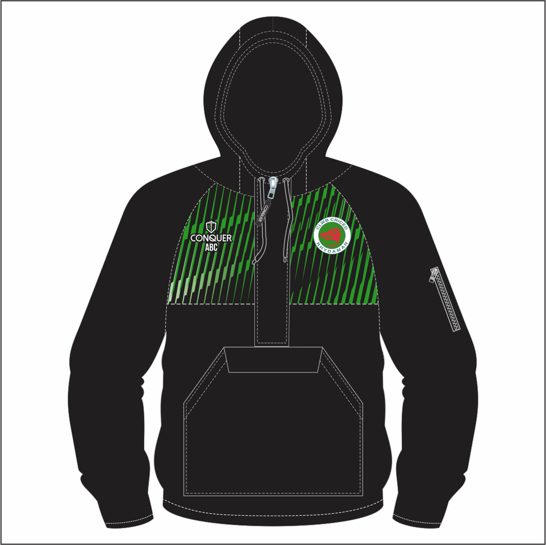 Ammanford Cricket 1/4 Zip Hooded Windbreaker
