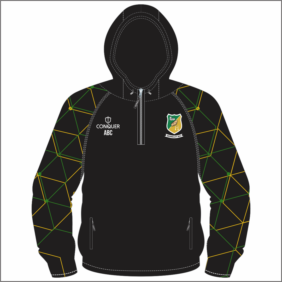 Bedwellty RFC PRO Hooded Windbreaker KIDS