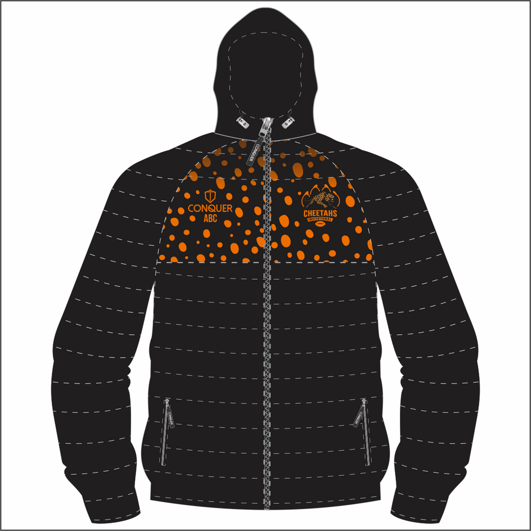 Cheetahs Invitational Puffy Jacket KIDS - Cheetah Print