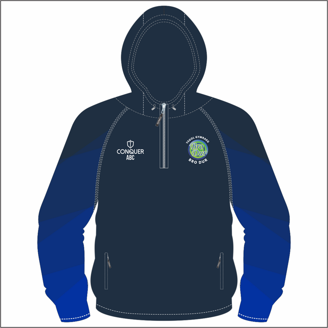 Ysgol Bro Dur PRO Hooded Windbreaker