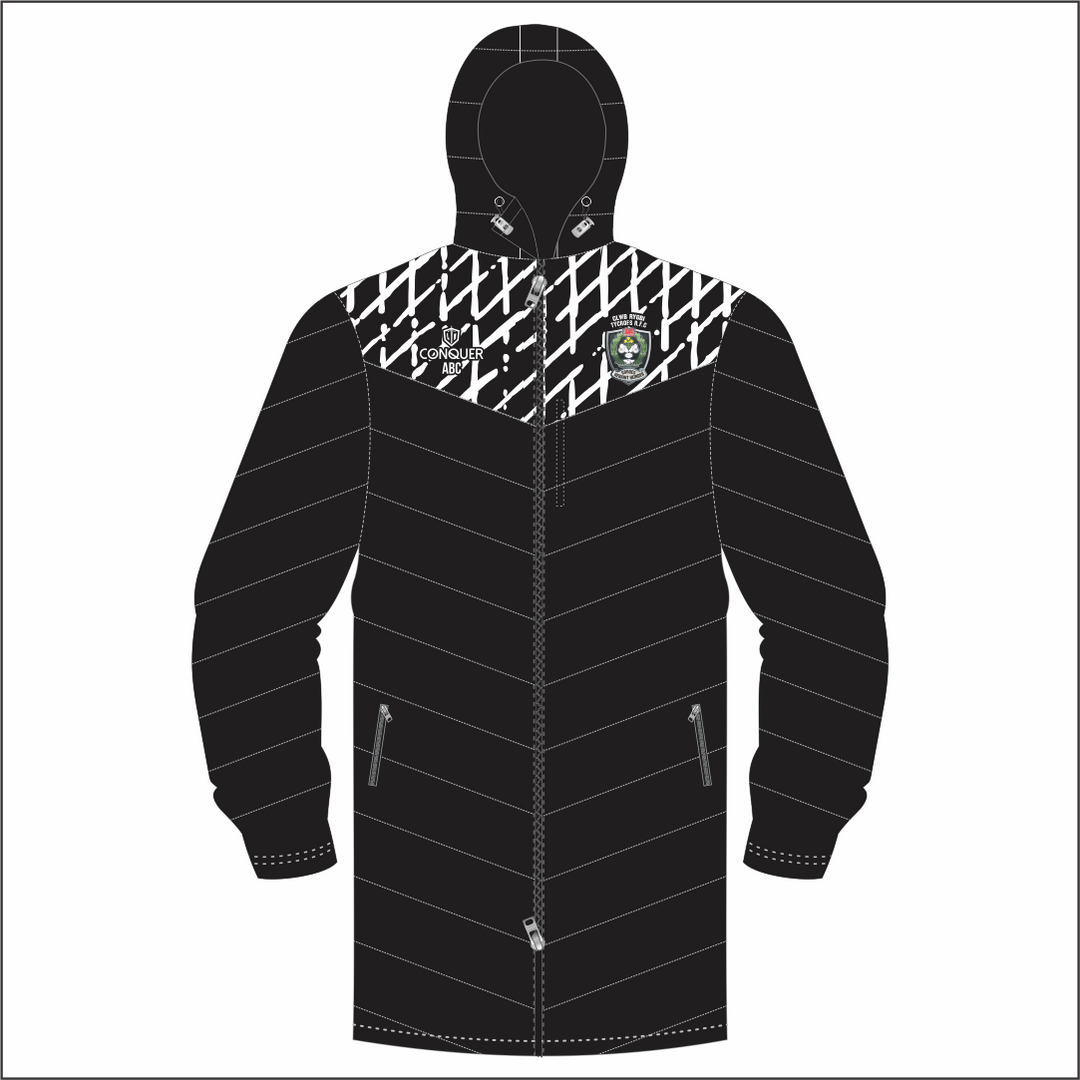 Tycroes RFC Long Puffy Jacket