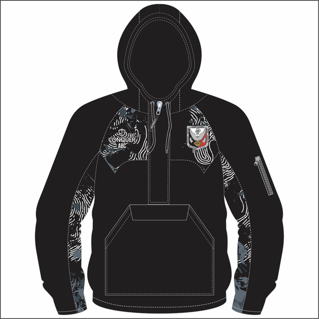 Abertysswg  RFC 1/4 Zip Hooded Windbreaker
