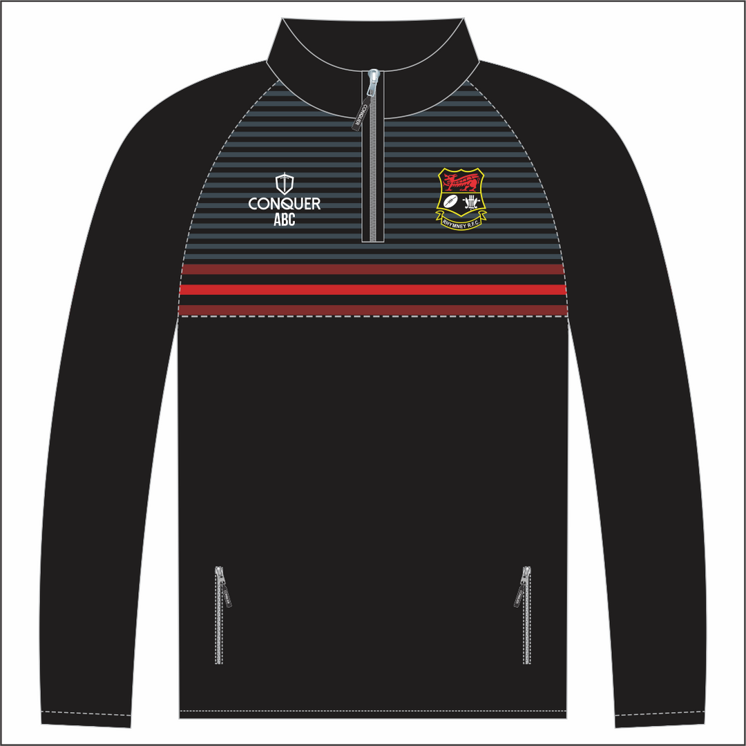 Rhymney RFC 1/4 Zip Midlayer - 26/27