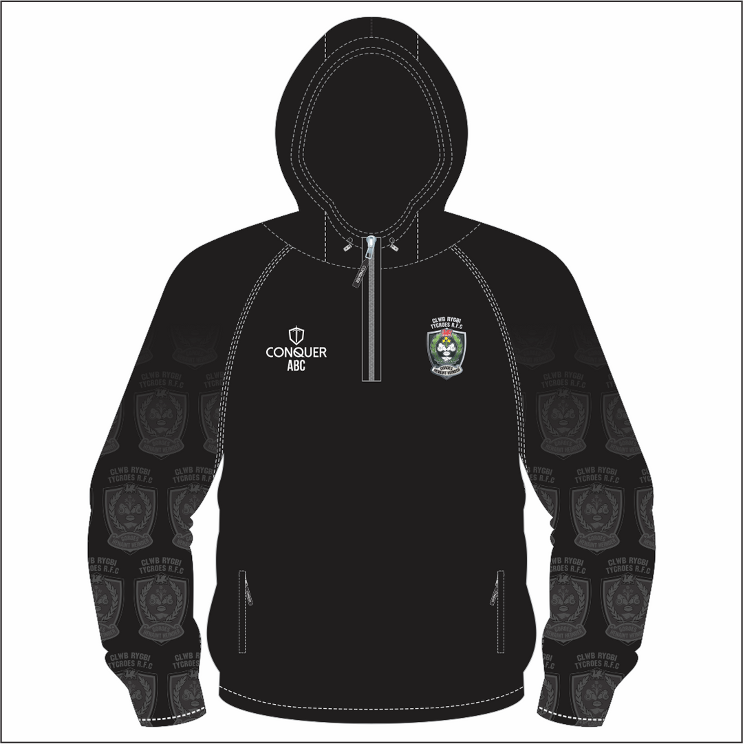 Tycroes LADIES RFC PRO Hooded Windbreaker KIDS