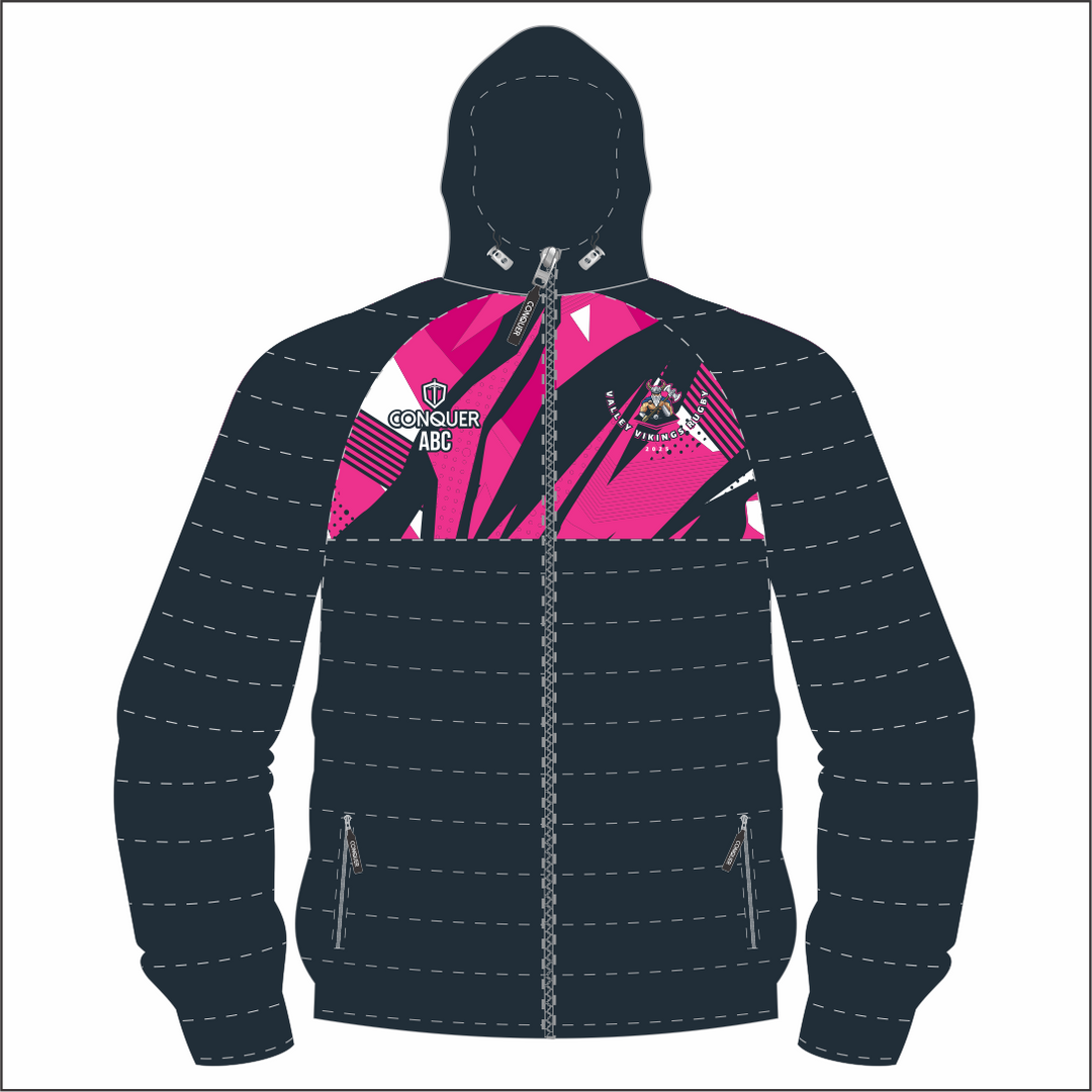 Valley Vikings Rugby Puffy Jacket