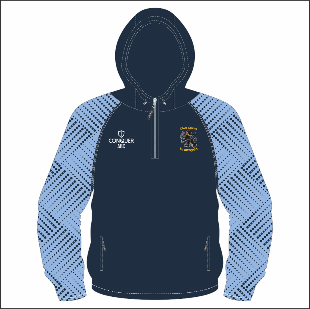 Clwb Criced Bronwydd PRO Hooded Windbreaker