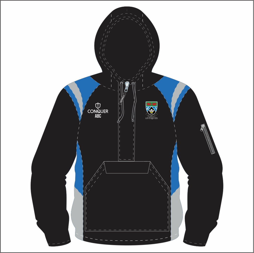 Alltwen Touch RFC Seniors 1/4 Zip Hooded Windbreaker Kids