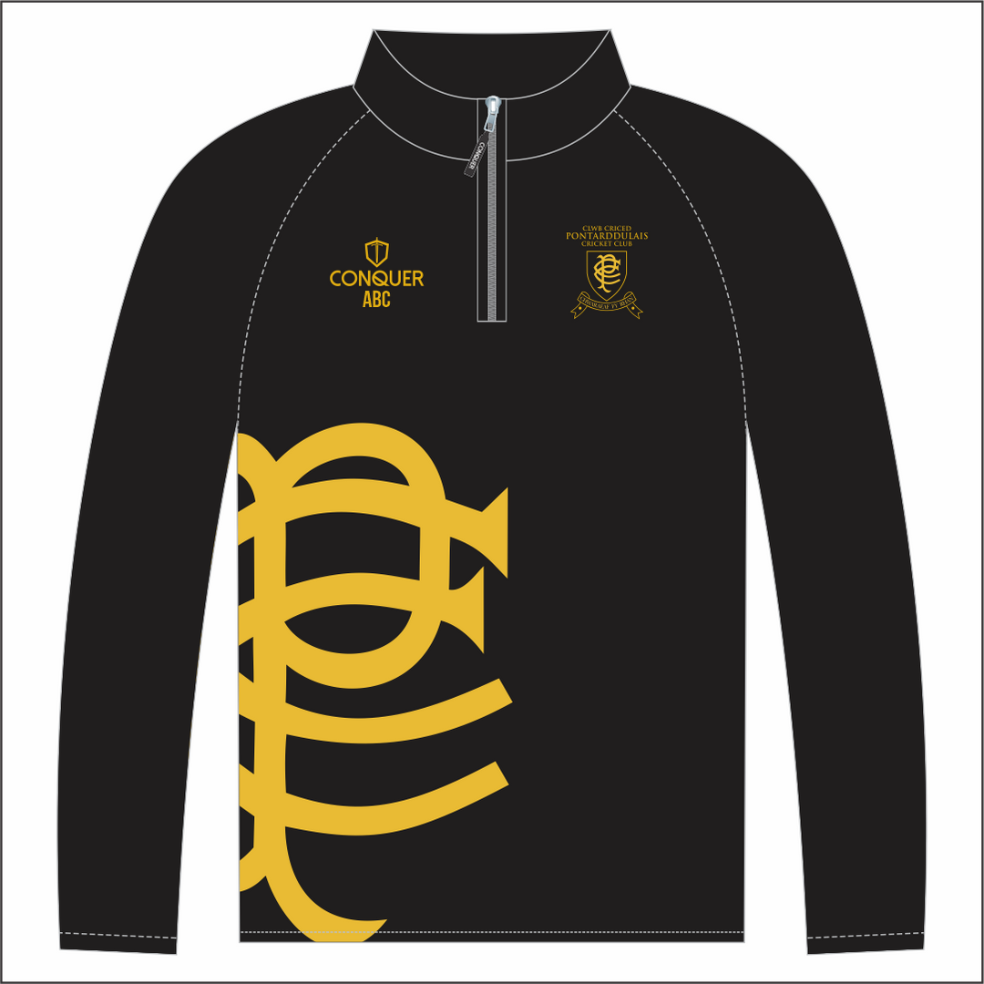 Pontarddulais Cricket PRO 1/4 Zip Midlayer