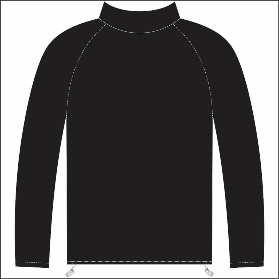 Rhymney RFC 1/4 Zip Midlayer KIDS - 26/27