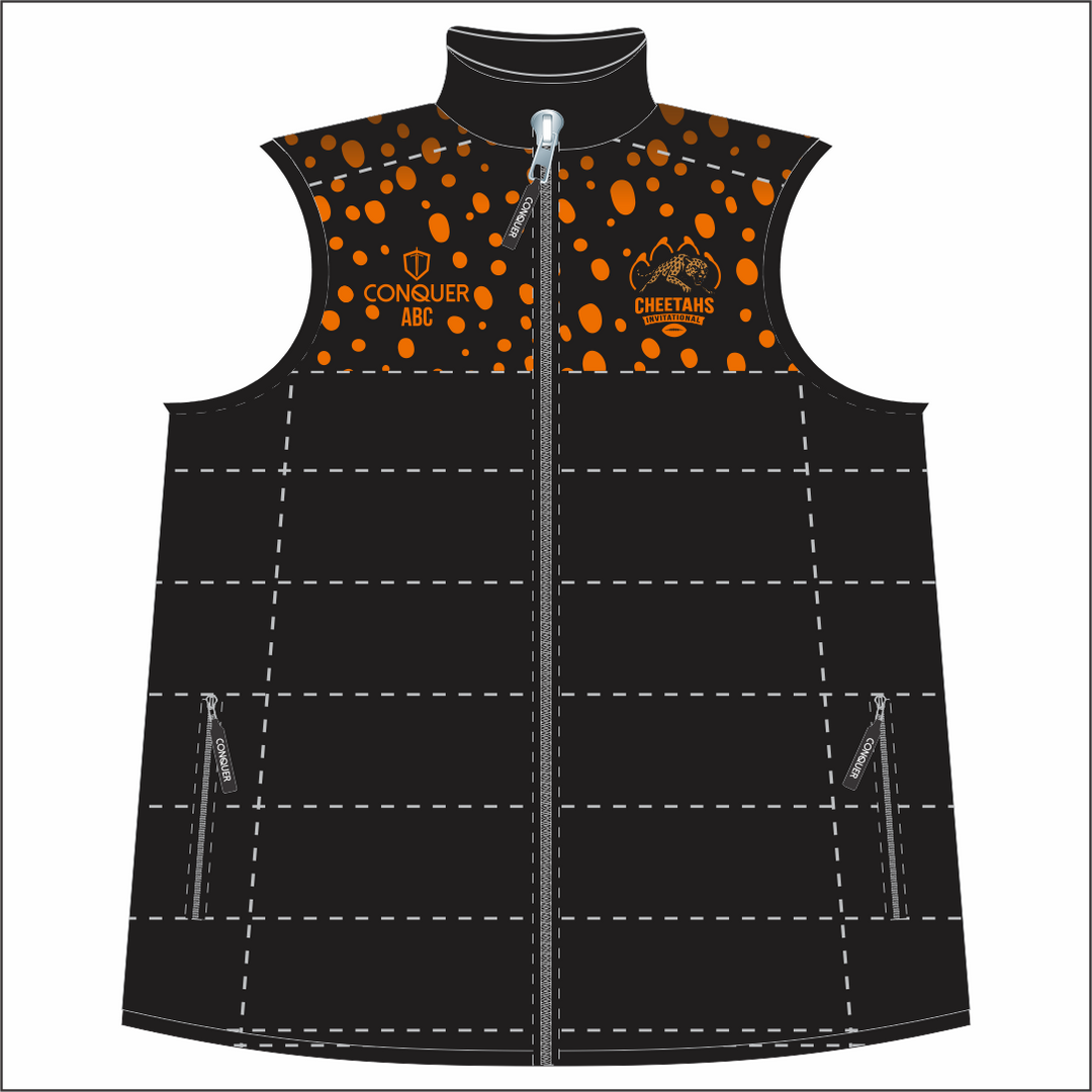 Cheetahs Invitational Gilet - Cheetah Print
