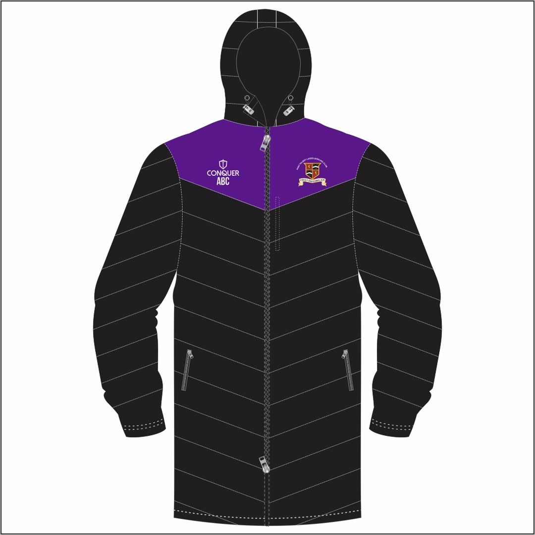 Port Talbot Ladies Bowls Long Puffy Jacket