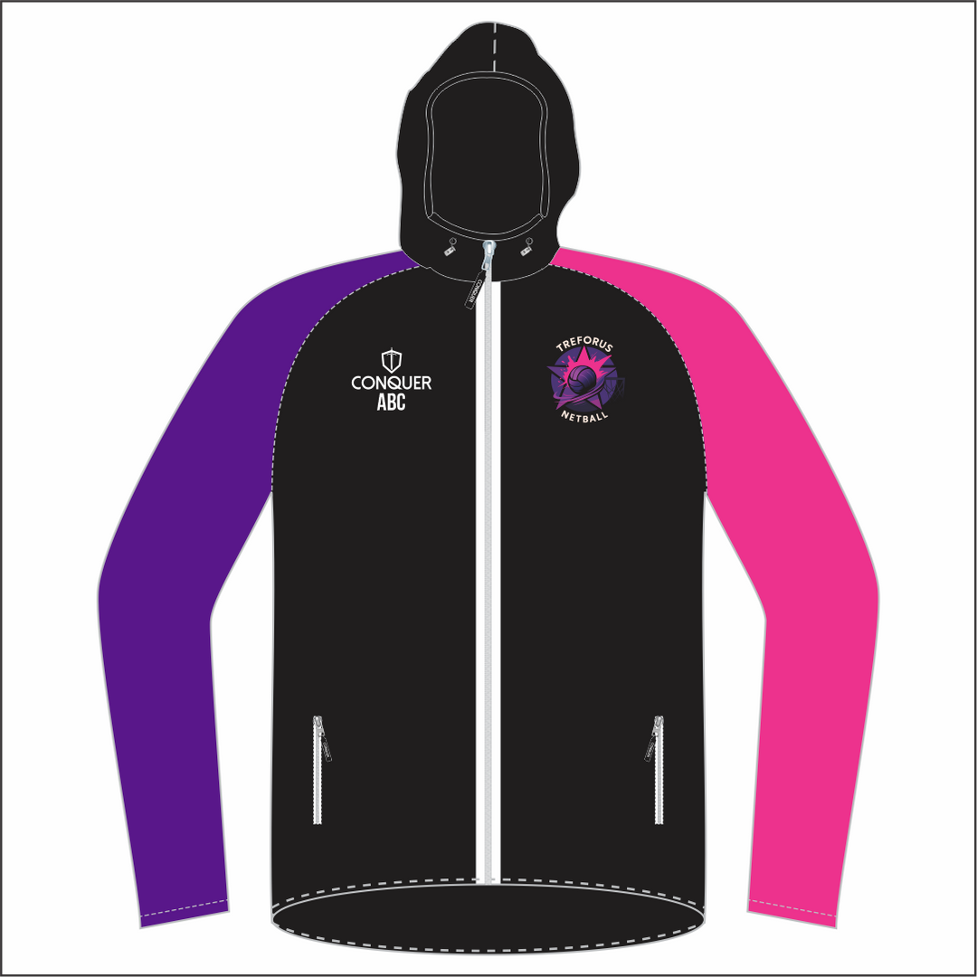 Treforus Netball Full Zip Light Running Jacket