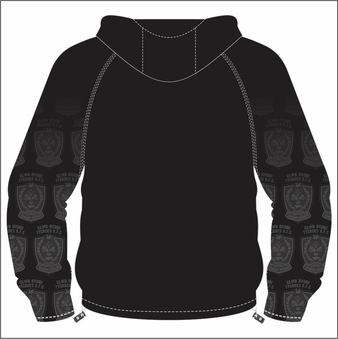 Tycroes LADIES RFC PRO Hooded Windbreaker KIDS