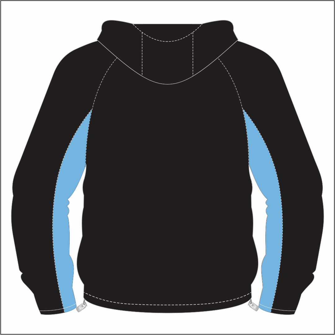 Ammanford RFC 1/4 Zip Hooded Windbreaker Kids