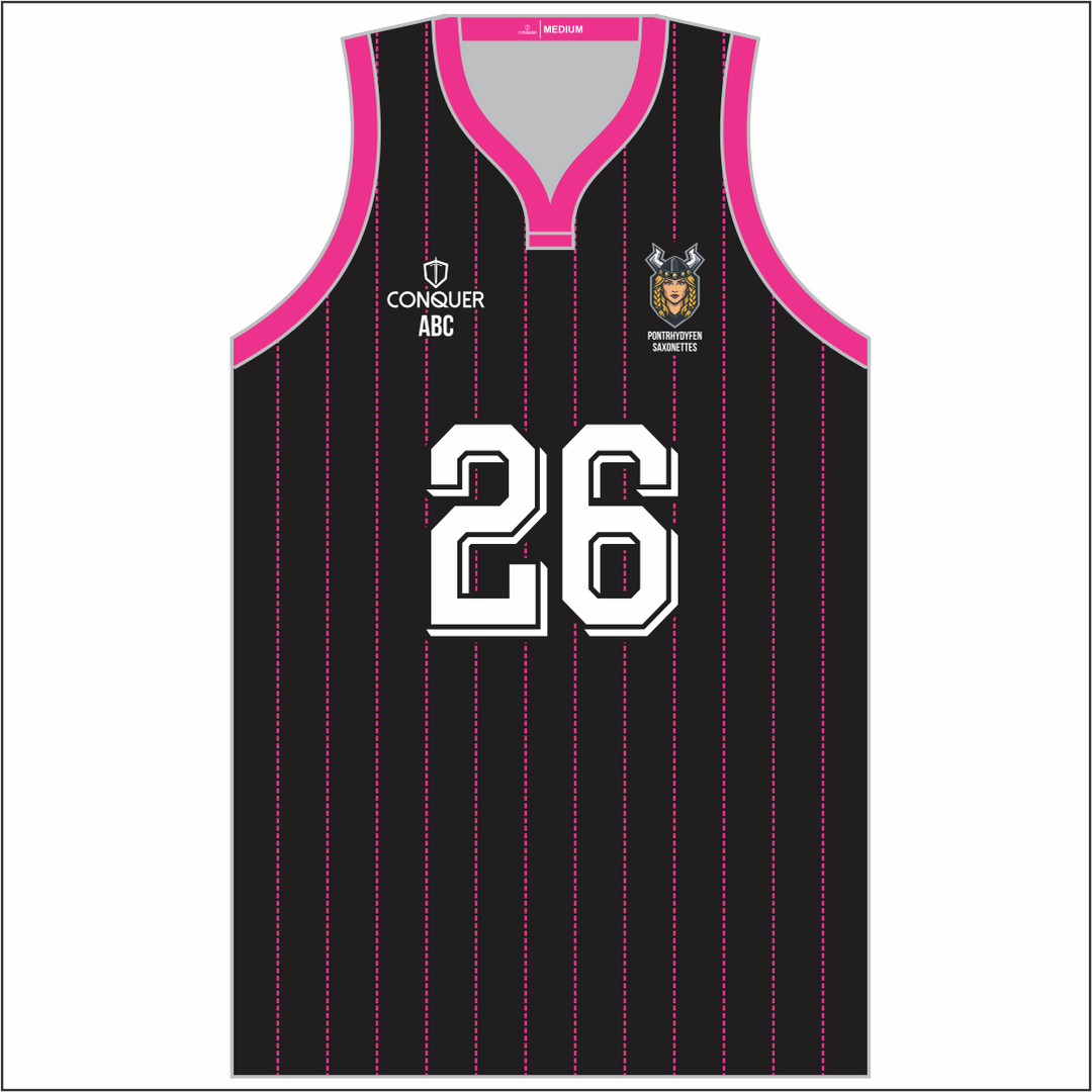 Saxonettes Sublimated Basketball Vest
