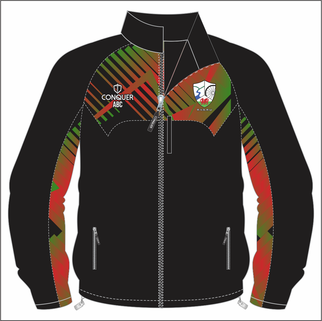 Rhymney Valley SCHOOLS Full Zip Rain Jacket