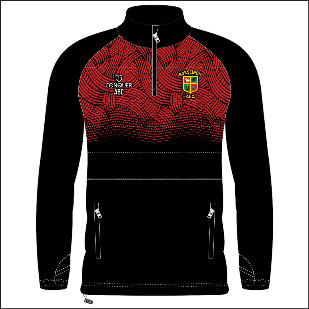 Gorseinon RFC 1/4 Zip Hybrid Midlayer KIDS