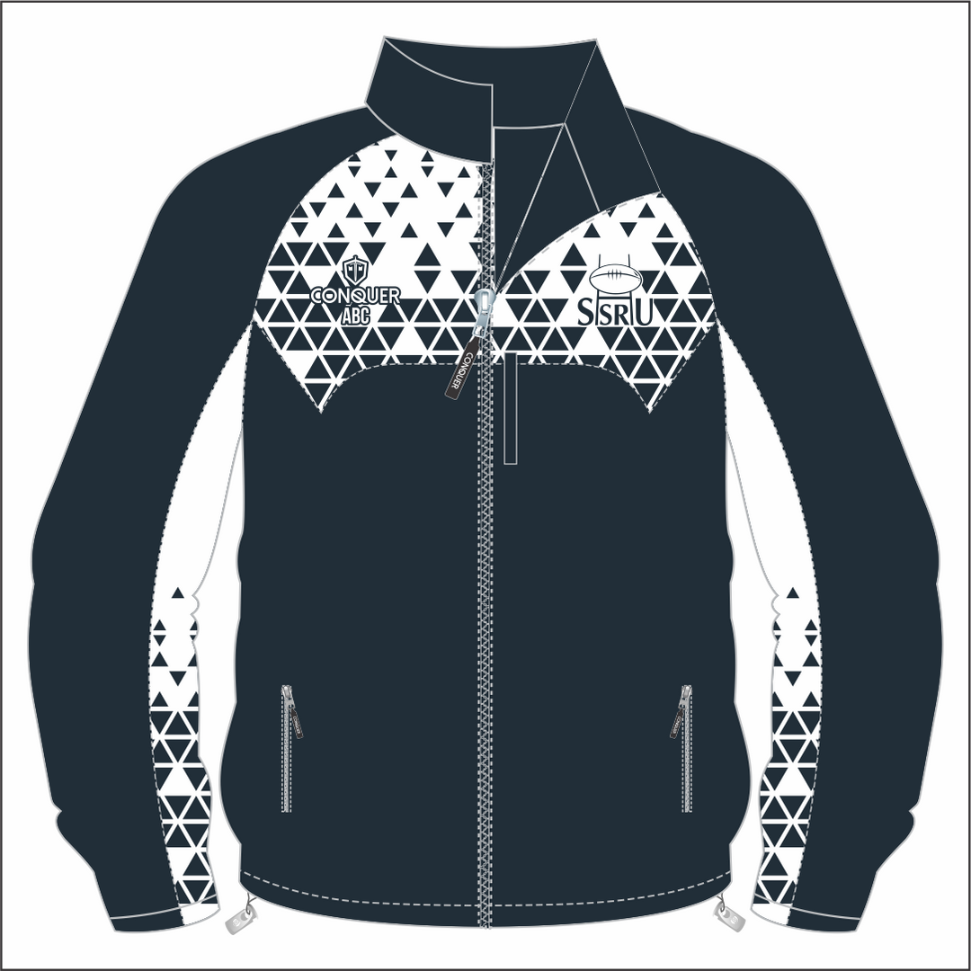 SSRU U16s (Whites EAST) Full Zip Rain Jacket KIDS