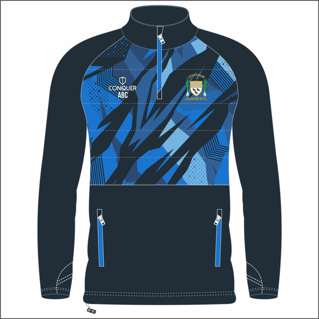 Loughor RFC 1/4 Zip Hybrid Midlayer