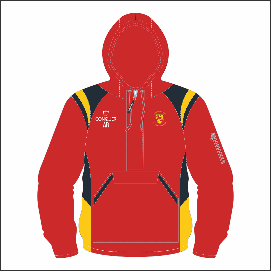 CSFA Boys 1/4 Zip Hooded Windbreaker