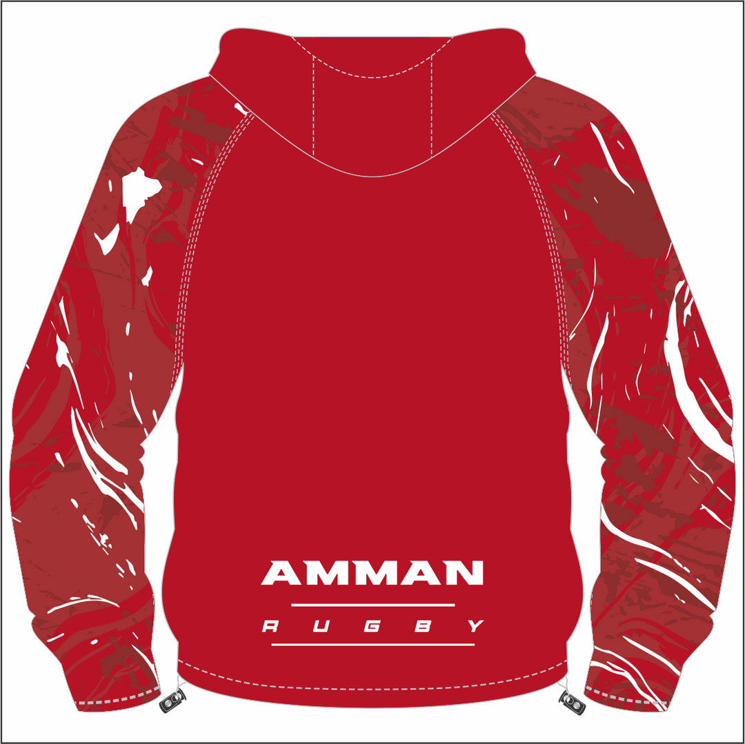 Amman United RFC PRO Hooded Windbreaker