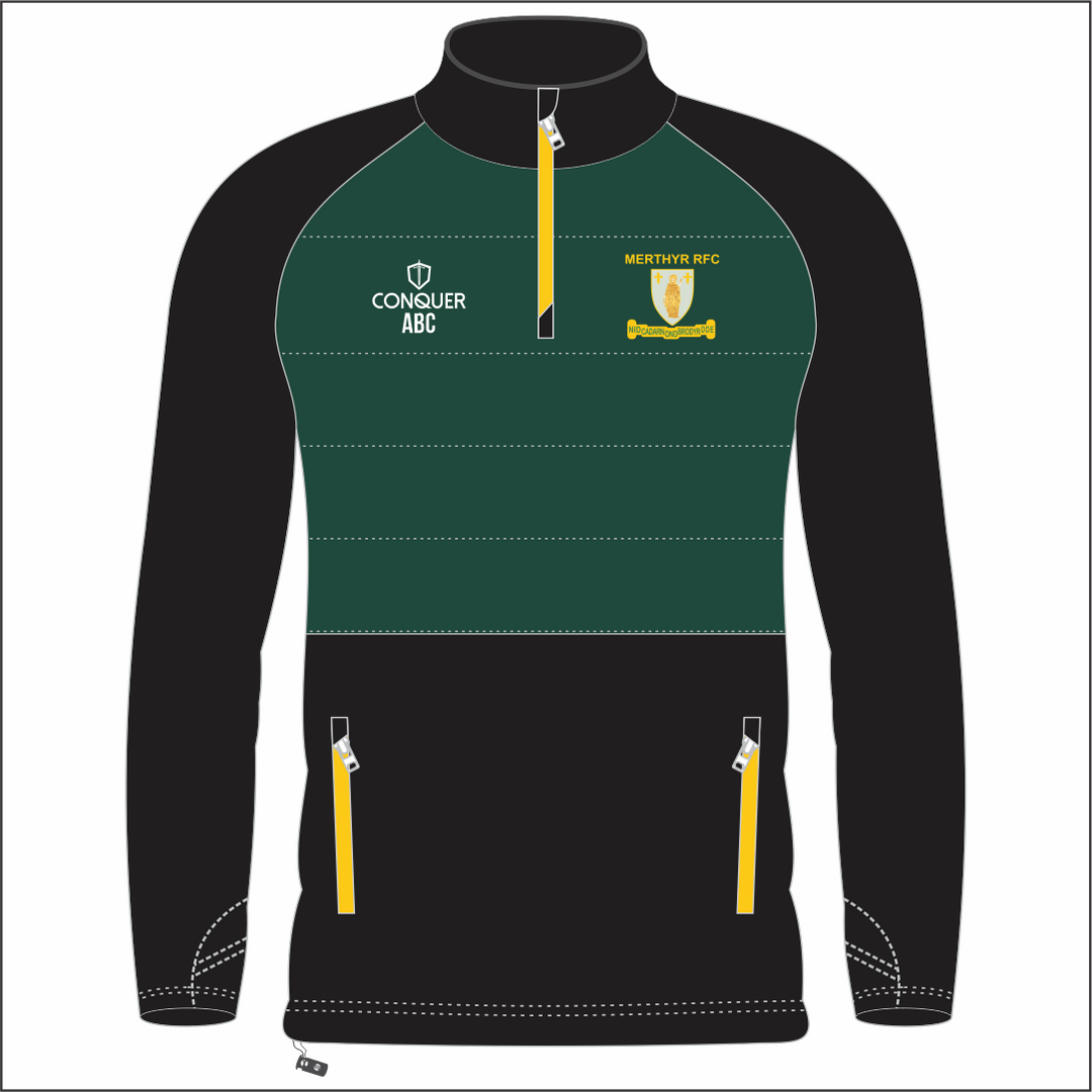 Merthyr RFC 1/4 Zip Hybrid Midlayer KIDS