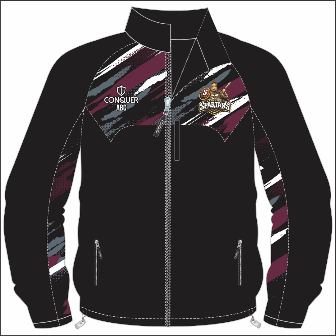 Lampeter Spartans Full Zip Rain Jacket