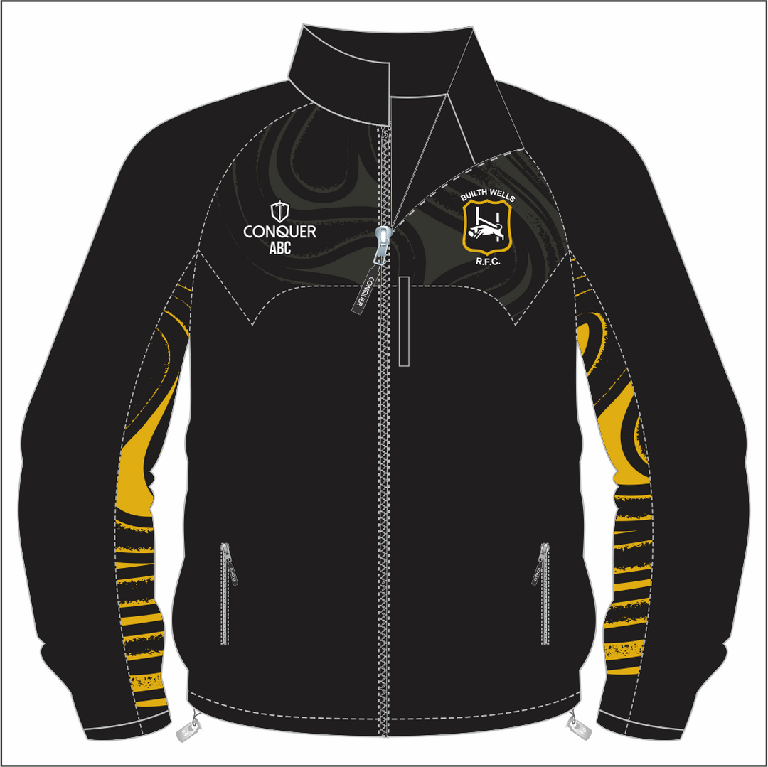 Builth Wells RFC Full Zip Rain Jacket - 26/27