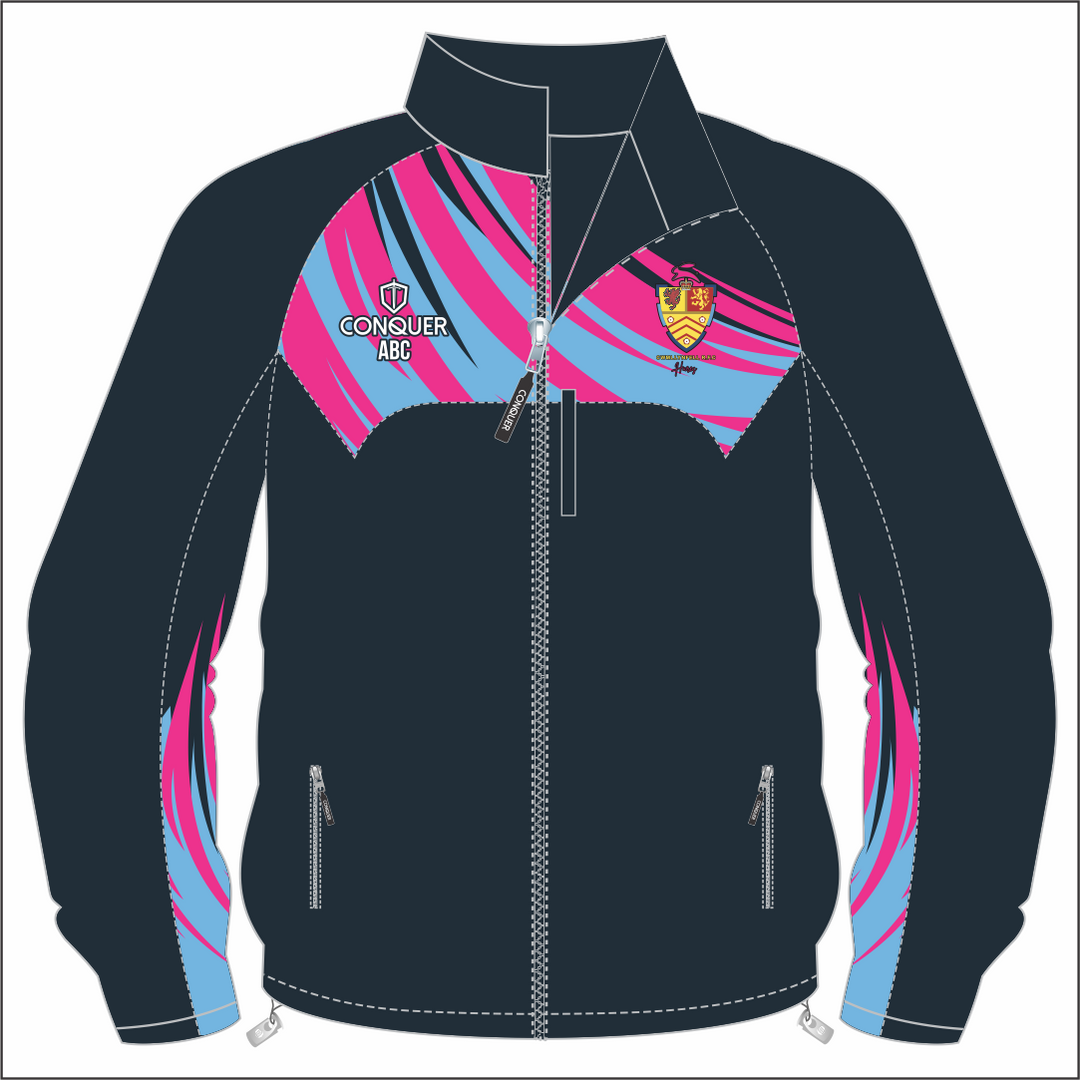 Cwmllynfell RFC Touch LADIES Full Zip Rain Jacket KIDS
