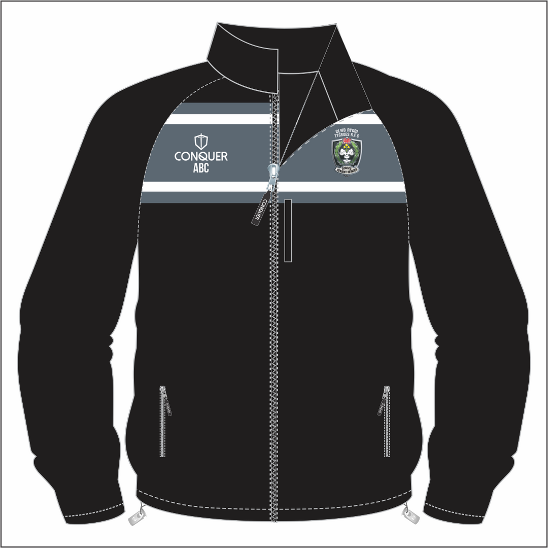 Tycroes RFC Full Zip Rain Jacket