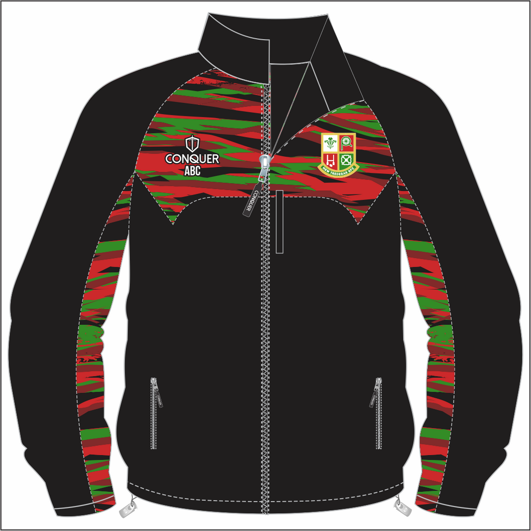 New Tredegar RFC Full Zip Rain Jacket