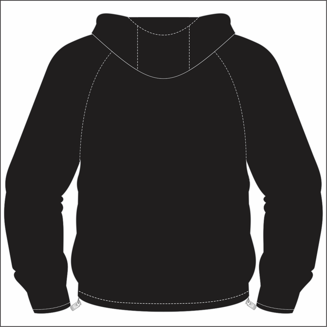 Bedwellty RFC 1/4 Zip Hooded Windbreaker