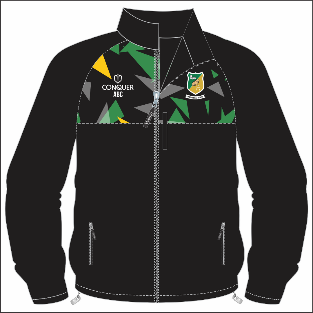 Bedwellty RFC FZ Rain Jacket Kids
