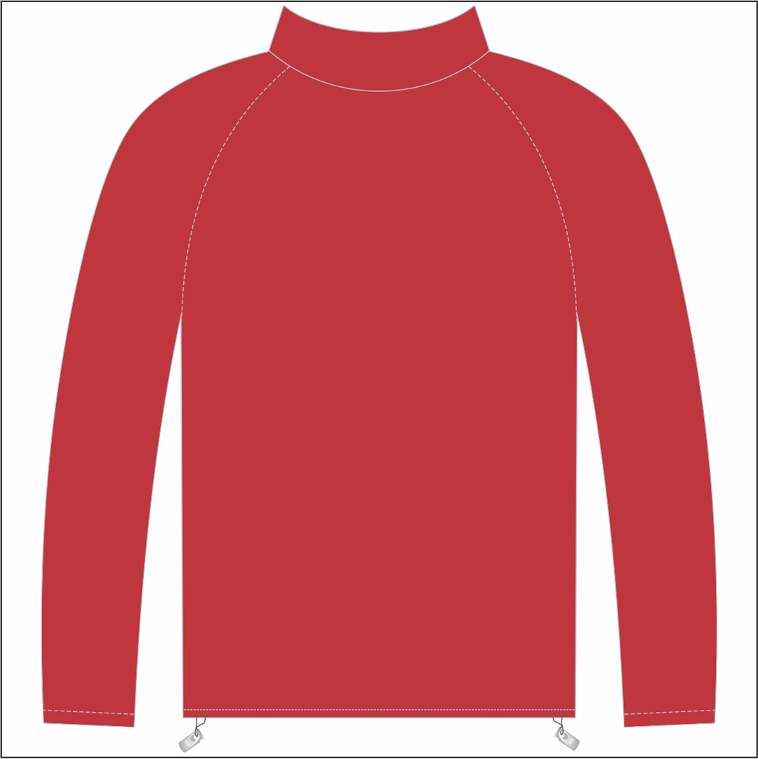 Fforest United 1/4 Zip Midlayer KIDS - Red