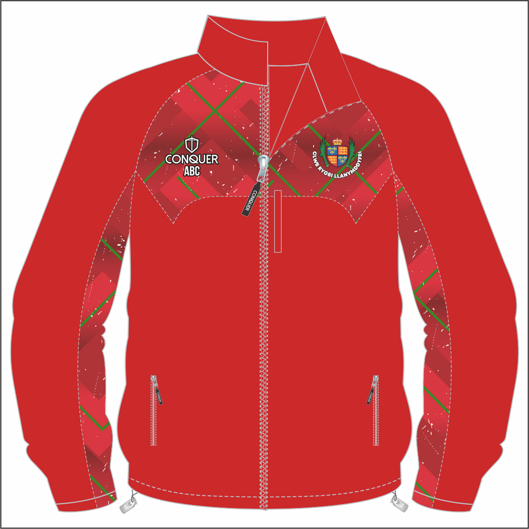 Llandovery RFC Full Zip Rain Jacket KIDS - 26/27