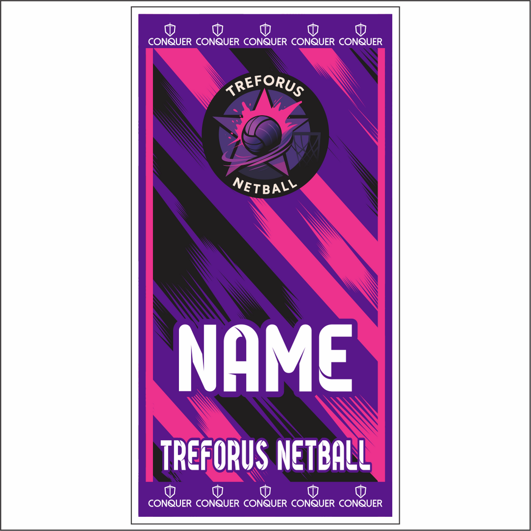 Treforus Netball Beach Towel