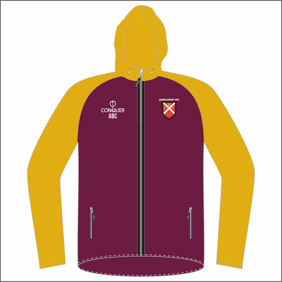 Abergavenny RFC Full Zip Light Running Jacket