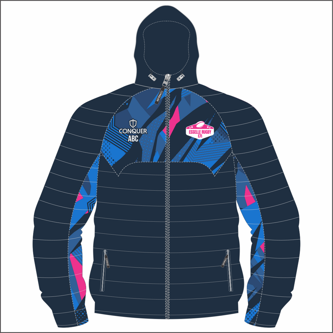 Esselle Rugby 7s WOMENS Team Puffy Jacket KIDS