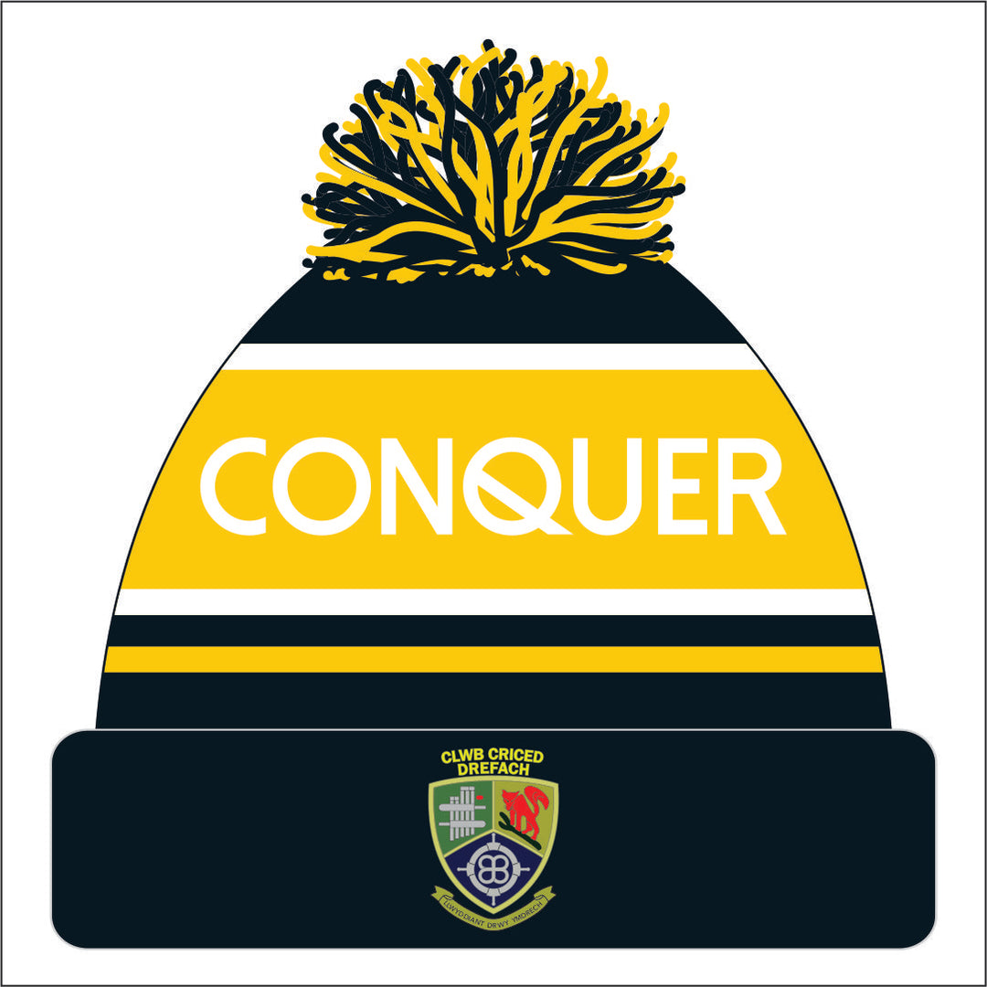 Drefach Cricket Club Bobble Hat (Kids)