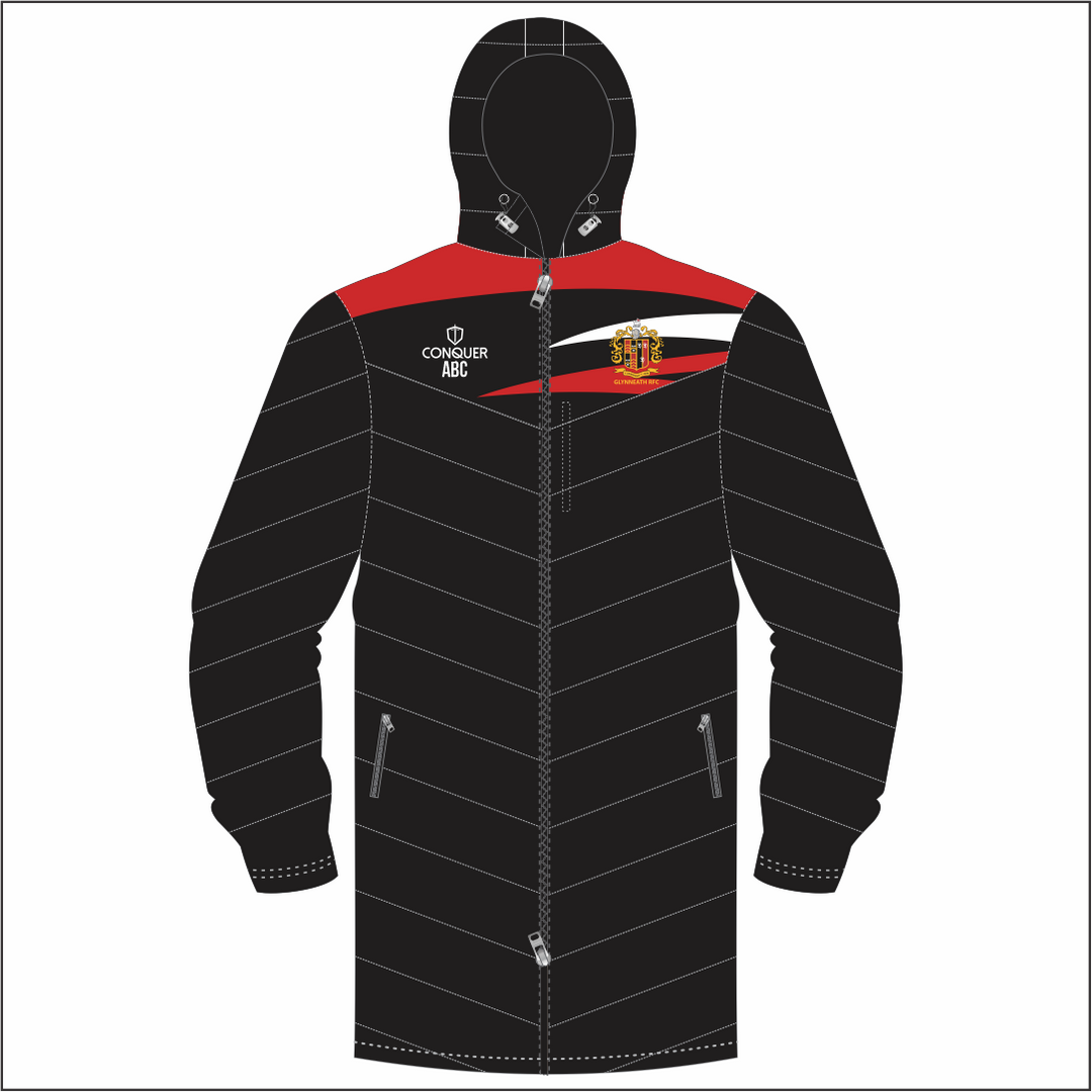 Glynneath RFC Long Puffy Jacket