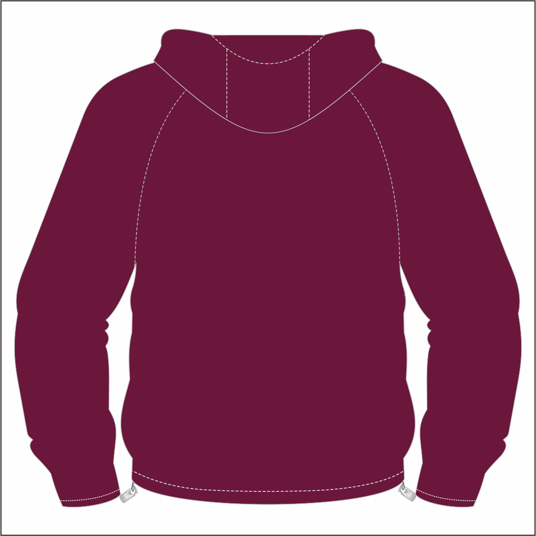Pontarddulais Cricket Sublimated 1/4 Zip Hooded Windbreaker