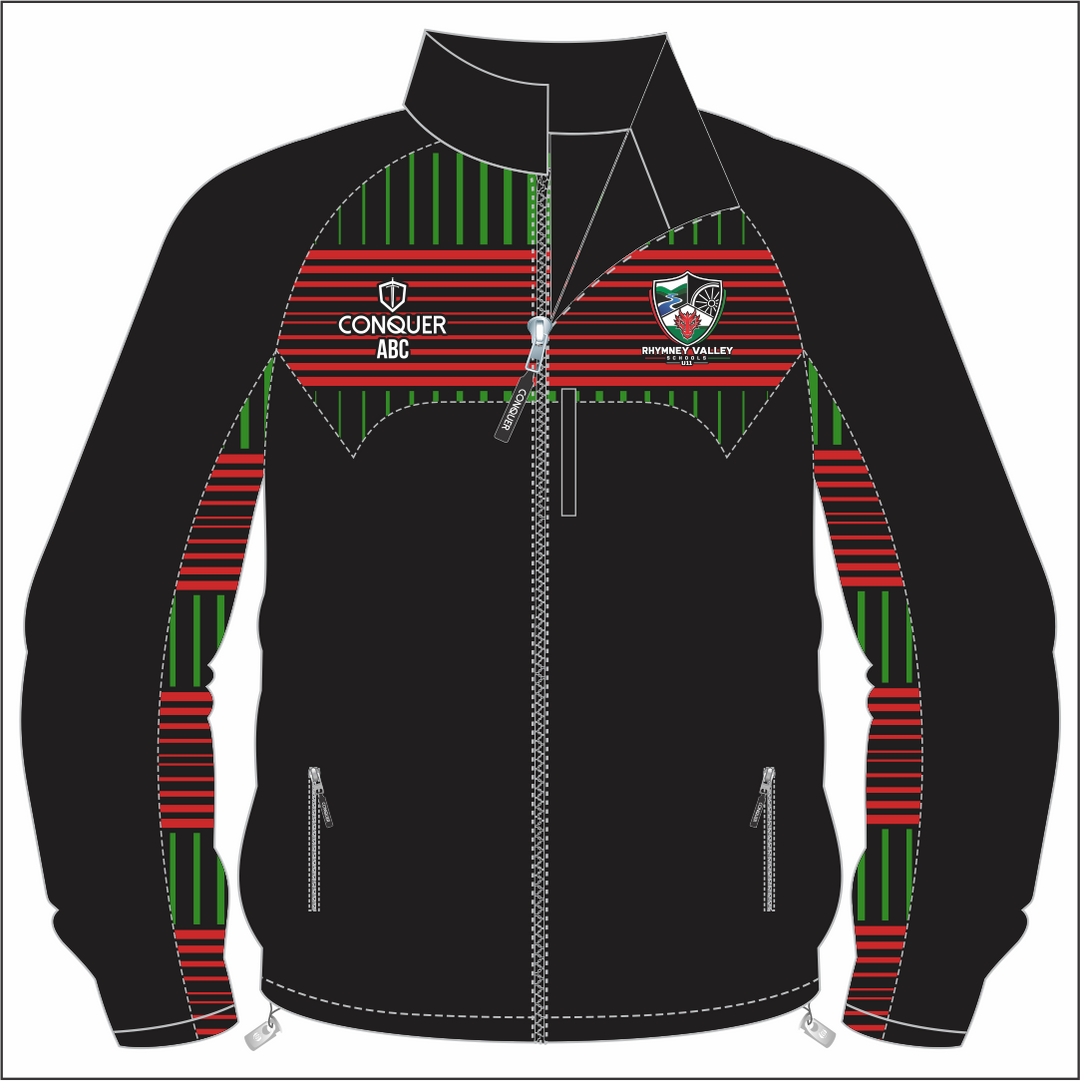 Rhymney Valley DISTRICT Full Zip Rain Jacket KIDS